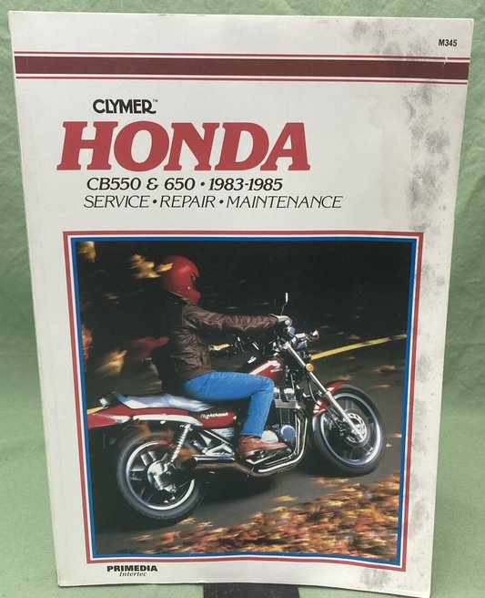 CLYMER M345 HONDA CB550 & 650 SERVICE MANUAL 1983-1985