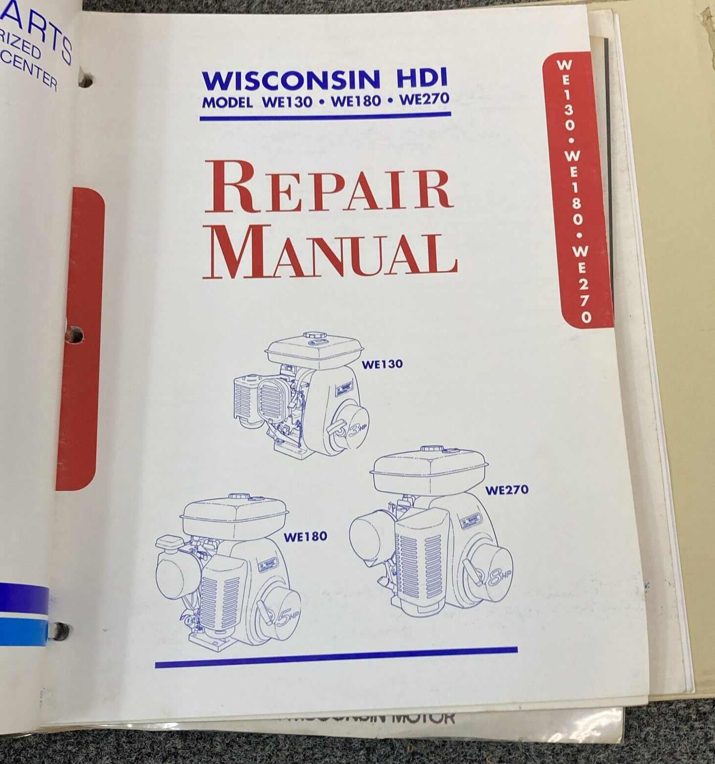 GENUINE WISCONSIN TELEDYNE SUBARU ROBIN SERVICE/REPAIR MANUALS & ADD. INFO