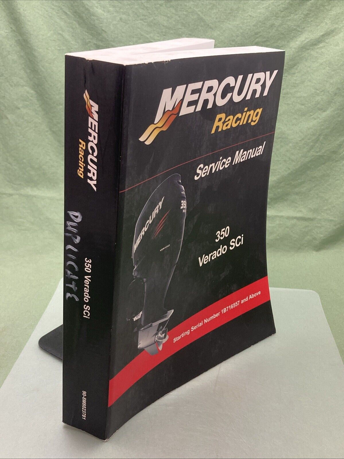 GENUINE MERCURY 90-8M8023781 VERADO SCI 350 RACING SERVICE MANUAL 2009