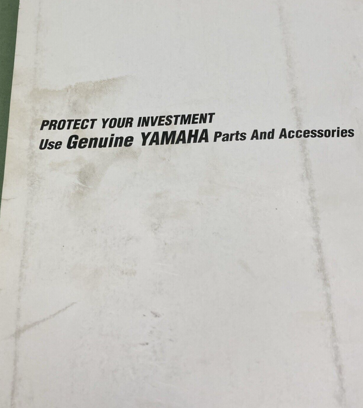 YAMAHA LIT-11616-BT-25 YFM250 SERVICE MANUAL