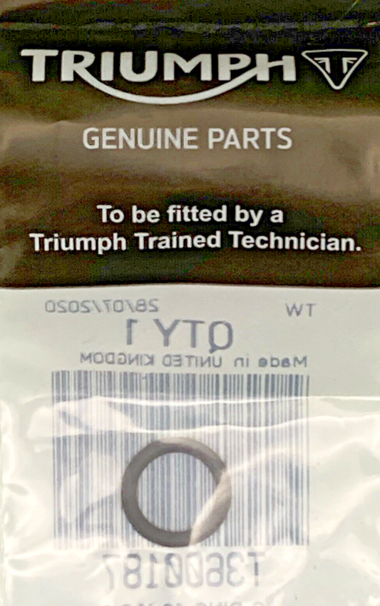 NEW GENUINE TRIUMPH T3600187O Ring, 10 X 2.0