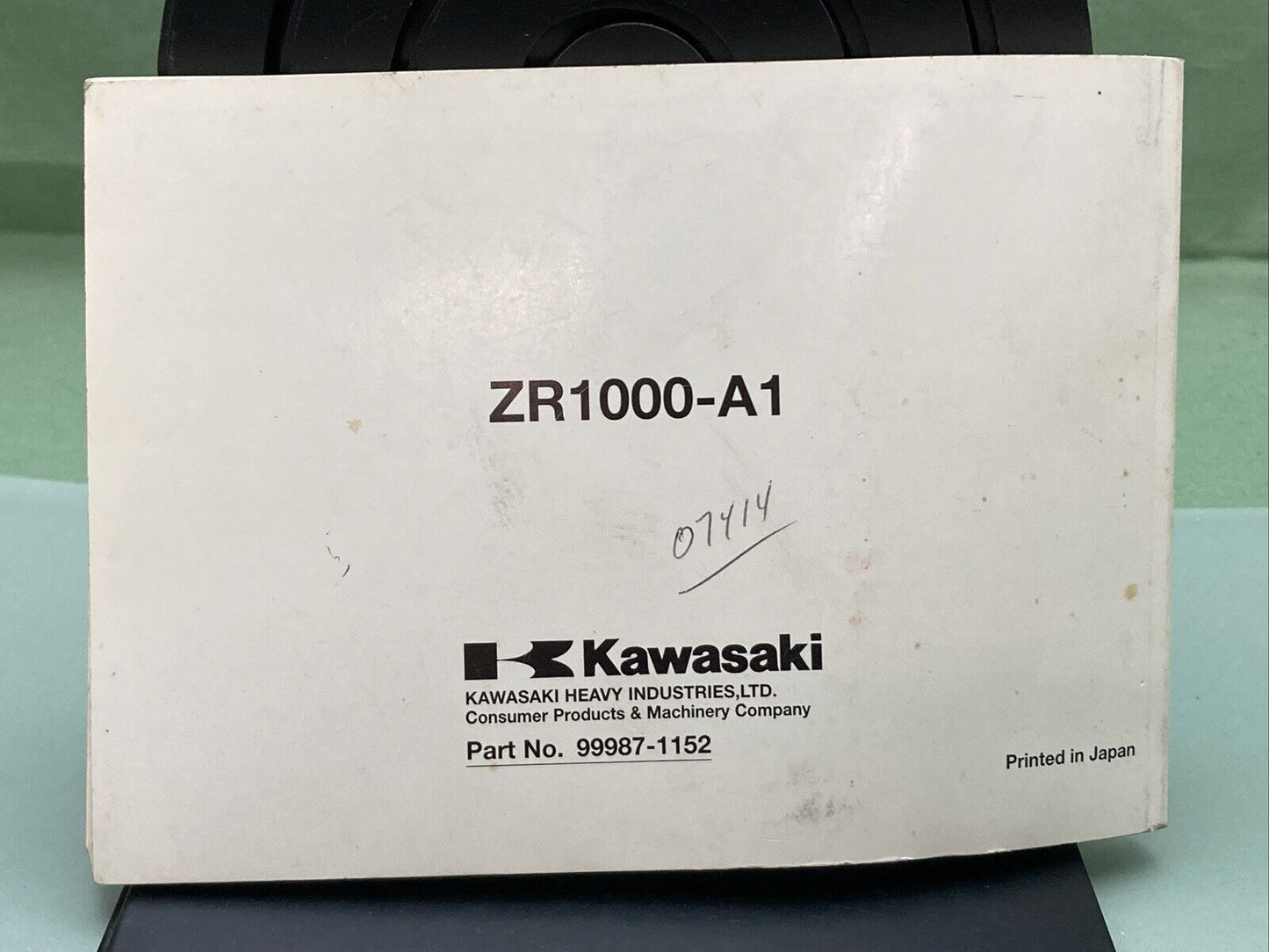 GENUINE KAWASAKI 99987-1152 Z1000 MOTORCYCLE OWNER'S MANUAL