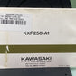 GENUINE KAWASAKI 99920-1375-01 KXF 250 TECATE-4 ALL TERRAIN VEH OWNER'S MANUAL