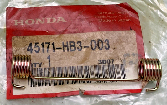 NEW GENUINE HONDA 45171-HB3-003 BRAKE SPRING A