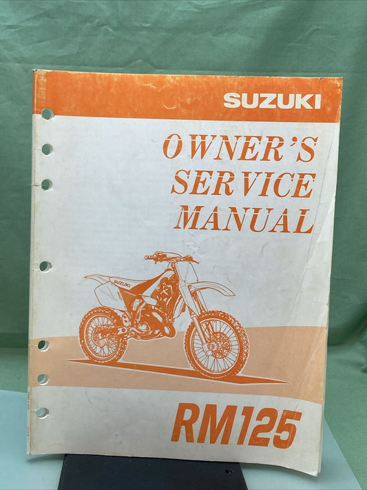 GENUINE SUZUKI 99011-36E52-03A OWNER'S SERVICE MANUAL RM125