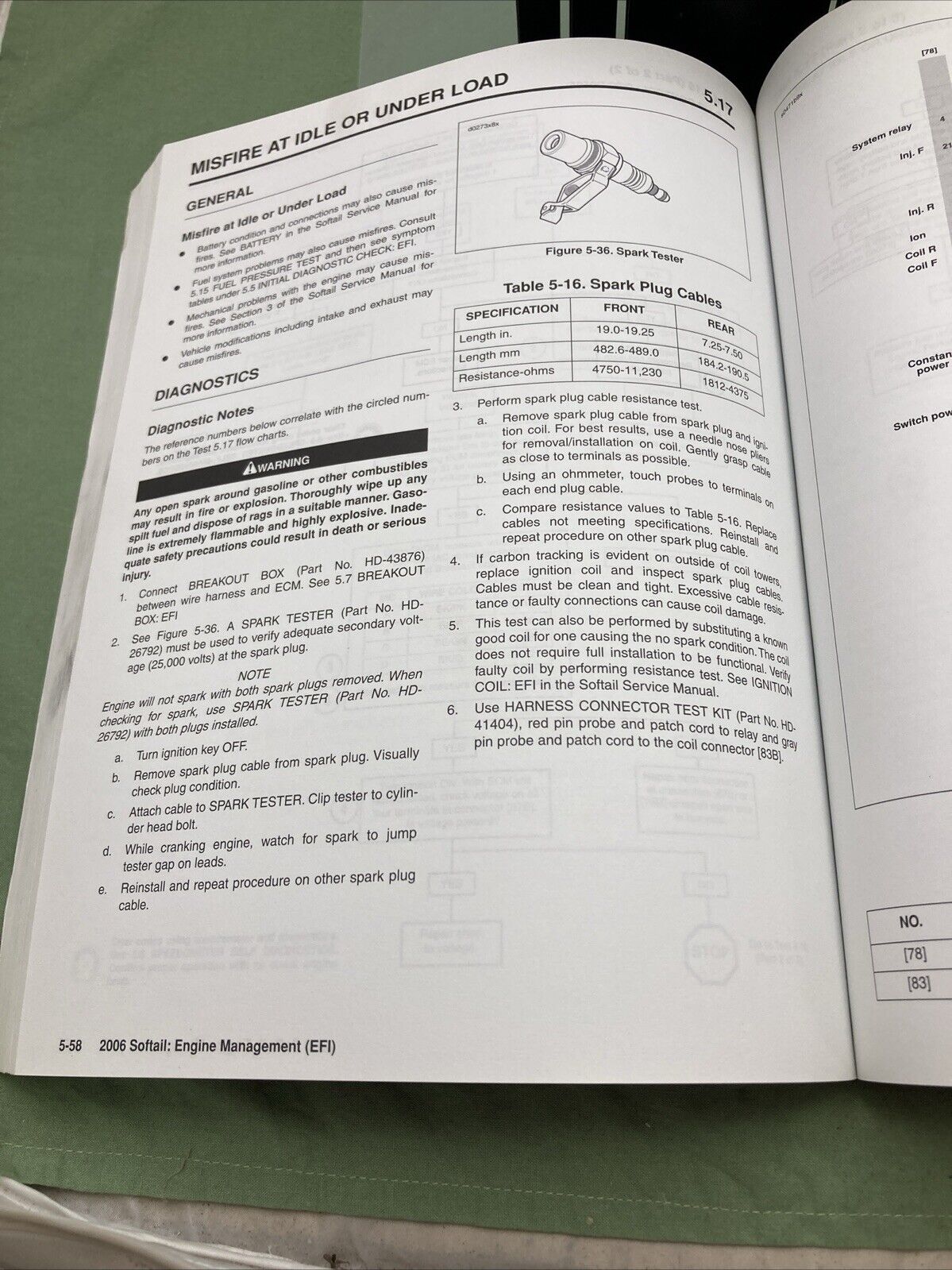 HARLEY DAVIDSON 99498-06 SOFTAIL MODELS 2006 ELECTRICAL DIAGNOSTIC MANUAL