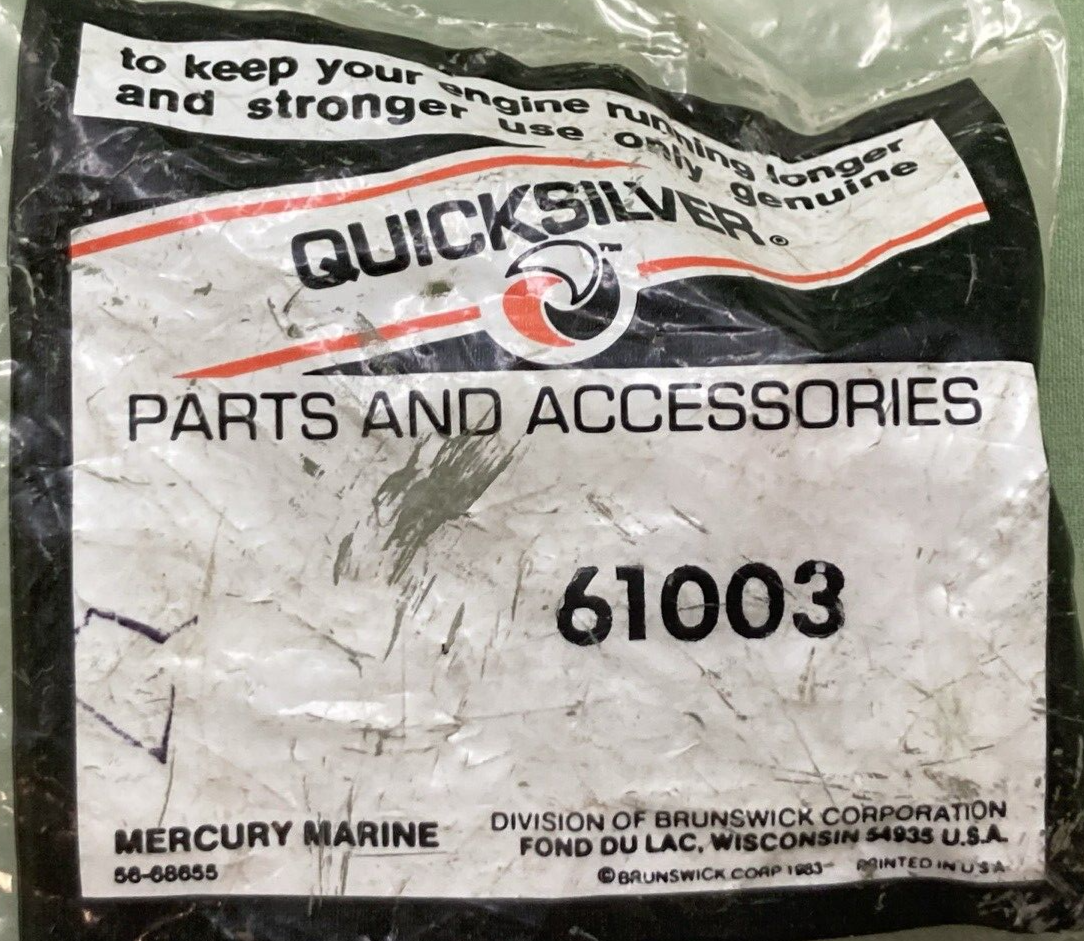 NEW GENUINE MERCURY QUICKSILVER 61003 SHAFT SHEAVE