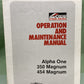 GENUINE MERCURY 90-14442 ALPHA I OPERATION & MAINTENANCE MANUAL 350 454 MAGNUM