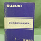 GENUINE SUZUKI 99011-20920-03A RM80 OWNER'S MANUAL '82