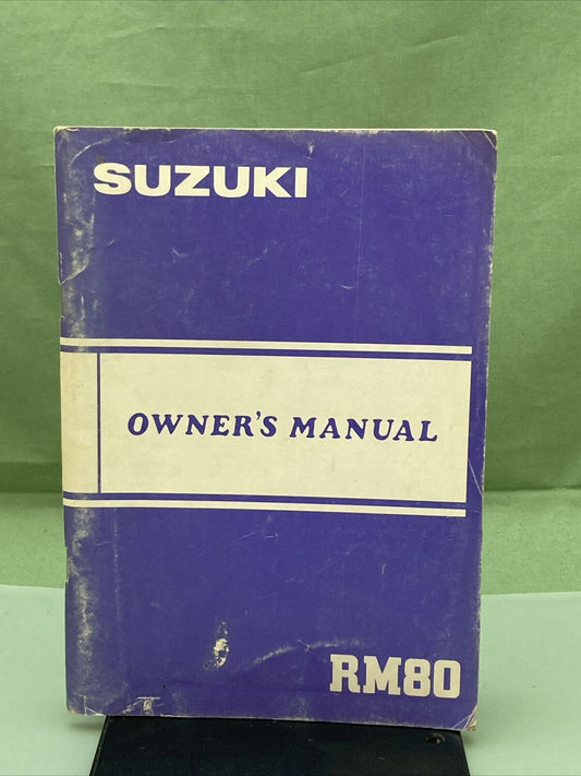 GENUINE SUZUKI 99011-20920-03A RM80 OWNER'S MANUAL '82