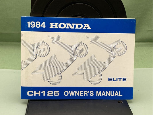 GENUINE HONDA 31KJ9600 CH125 ELITE OWNER'S MANUAL '84