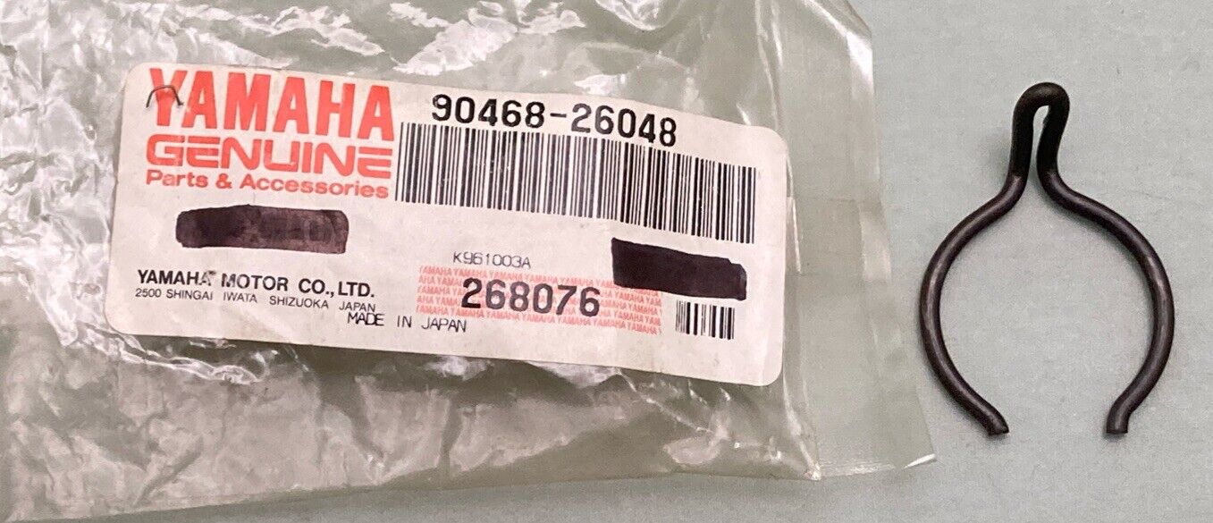 QTY 2 NEW GENUINE YAMAHA 90468-26048 OEM CLIP