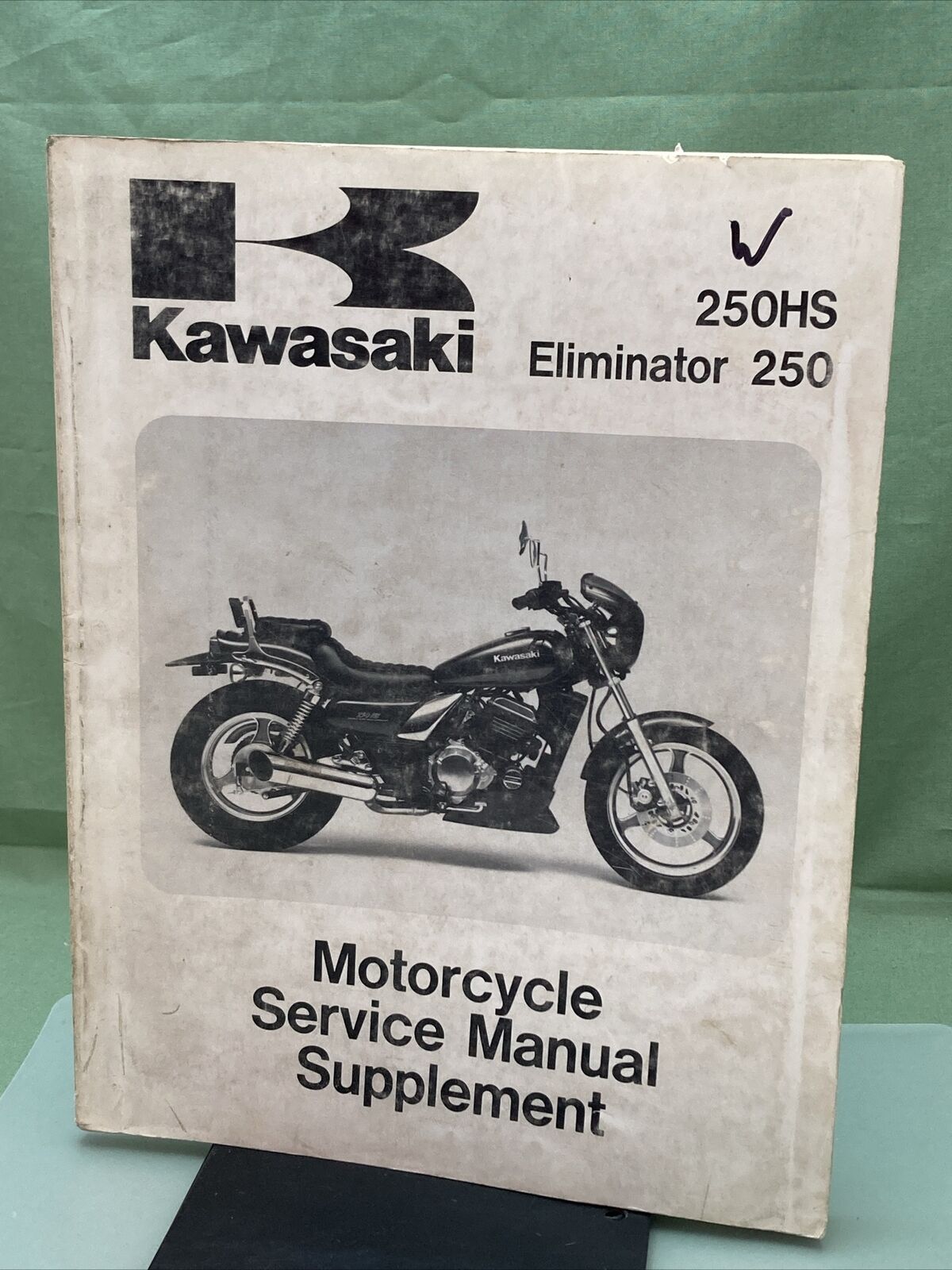 GENUINE KAWASAKI 99924-1093-52 250S/ELIMINATOR 250 SERVICE MANUAL SUPPLEMENT