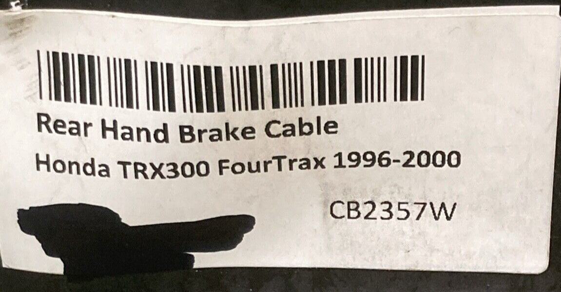 NEW WIDE OPEN CB2357W BRAKE CABLE HAND REAR FOR HONDA ATV