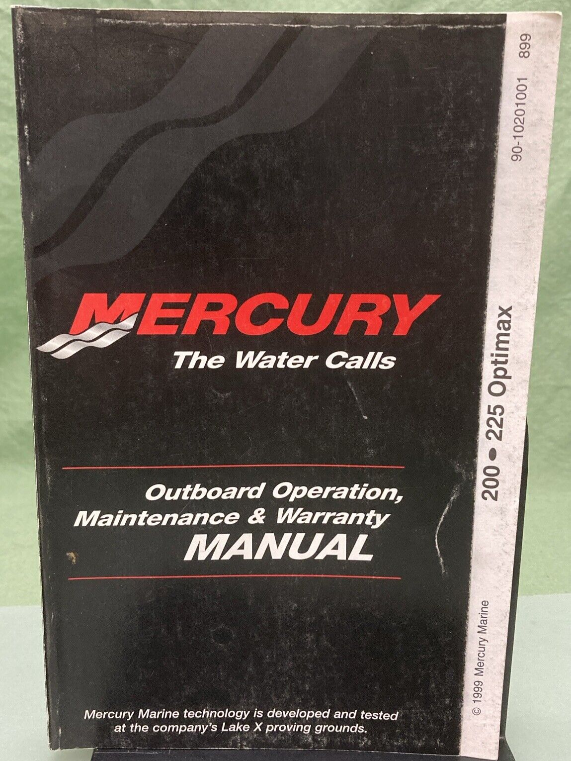 GENUINE MERCURY 90-10201001 OPERATION MAINTENANCE & WARRANTY MANUAL 1999