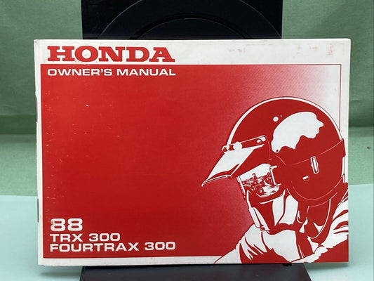 GENUINE HONDA 31HC4601 TRX 300/FOURTRAX 300 OWNER'S MANUAL '88