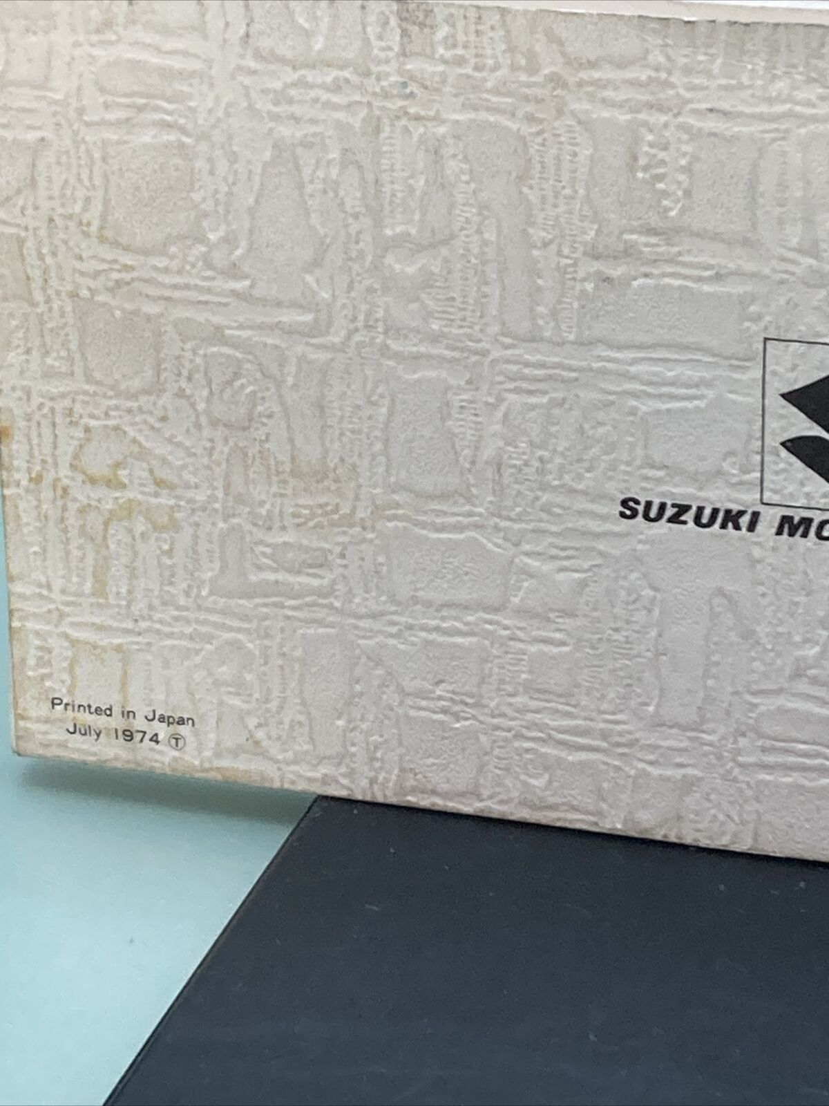 GENUINE SUZUKI 99011-15600 T500 OWNER'S MANUAL