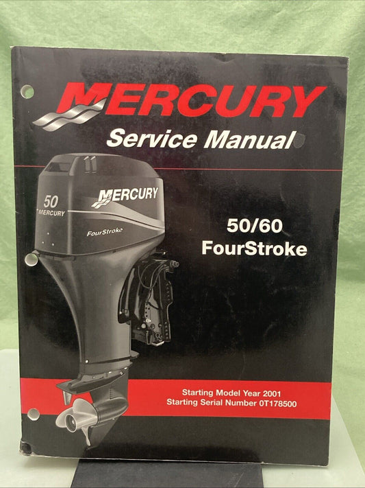 GENUINE MERCURY 90-858896 50/60 FOURSTROKE SERVICE MANUAL 2000