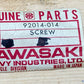 QTY 3 NEW GENUINE KAWASAKI 92014-014 SCREW, SLOTTED, 8X25