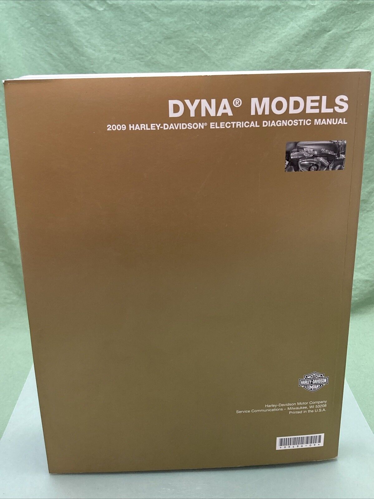 HARLEY DAVIDSON 99496-09 DYNA MODELS 2009 ELECTRICAL DIAGNOSTIC MANUAL