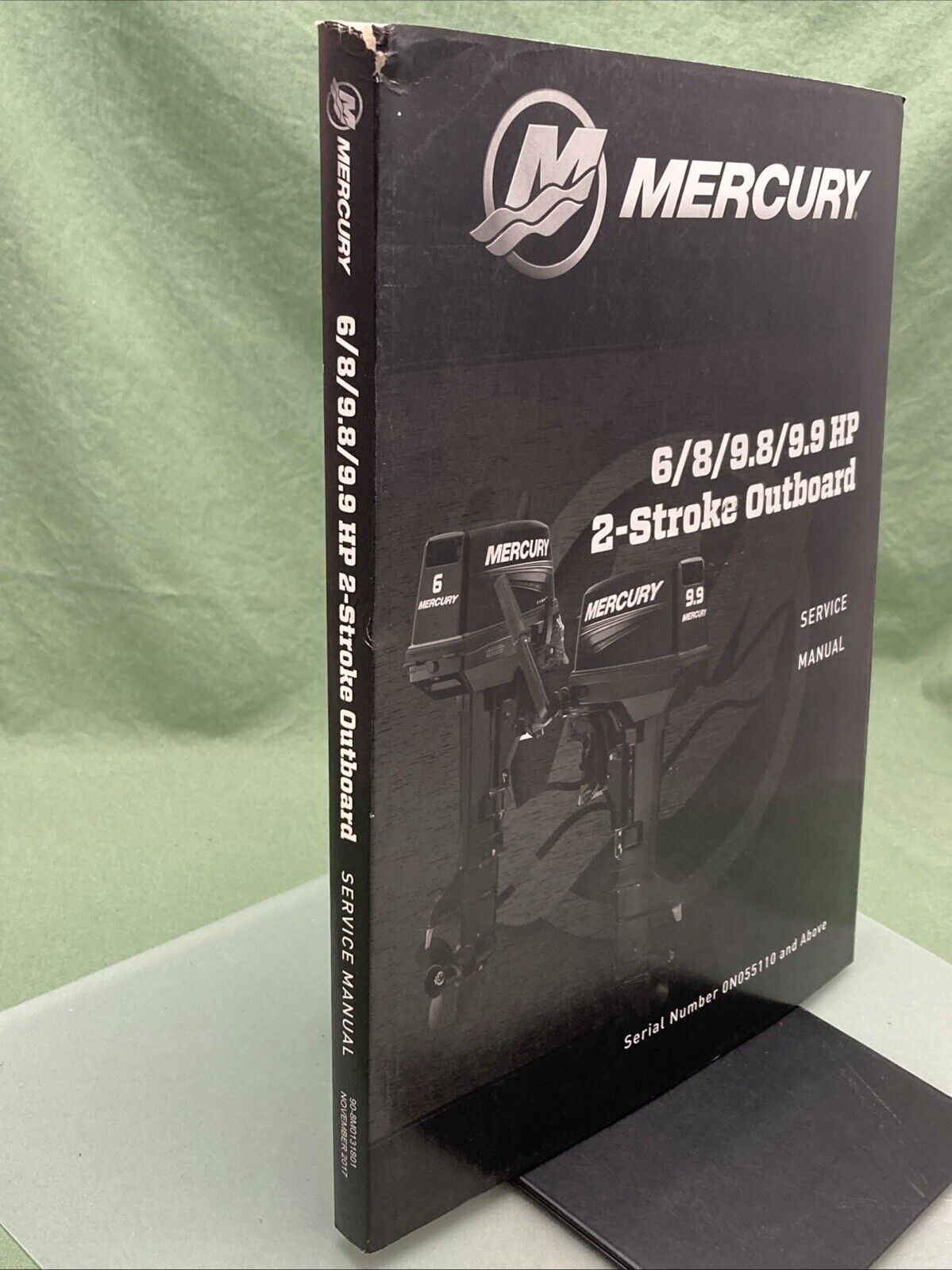 GENUINE MERCURY 90-8M0131801 6/8/9.8/9.9 HP 2-STROKE OUTBOARD SERVICE MANUAL '17