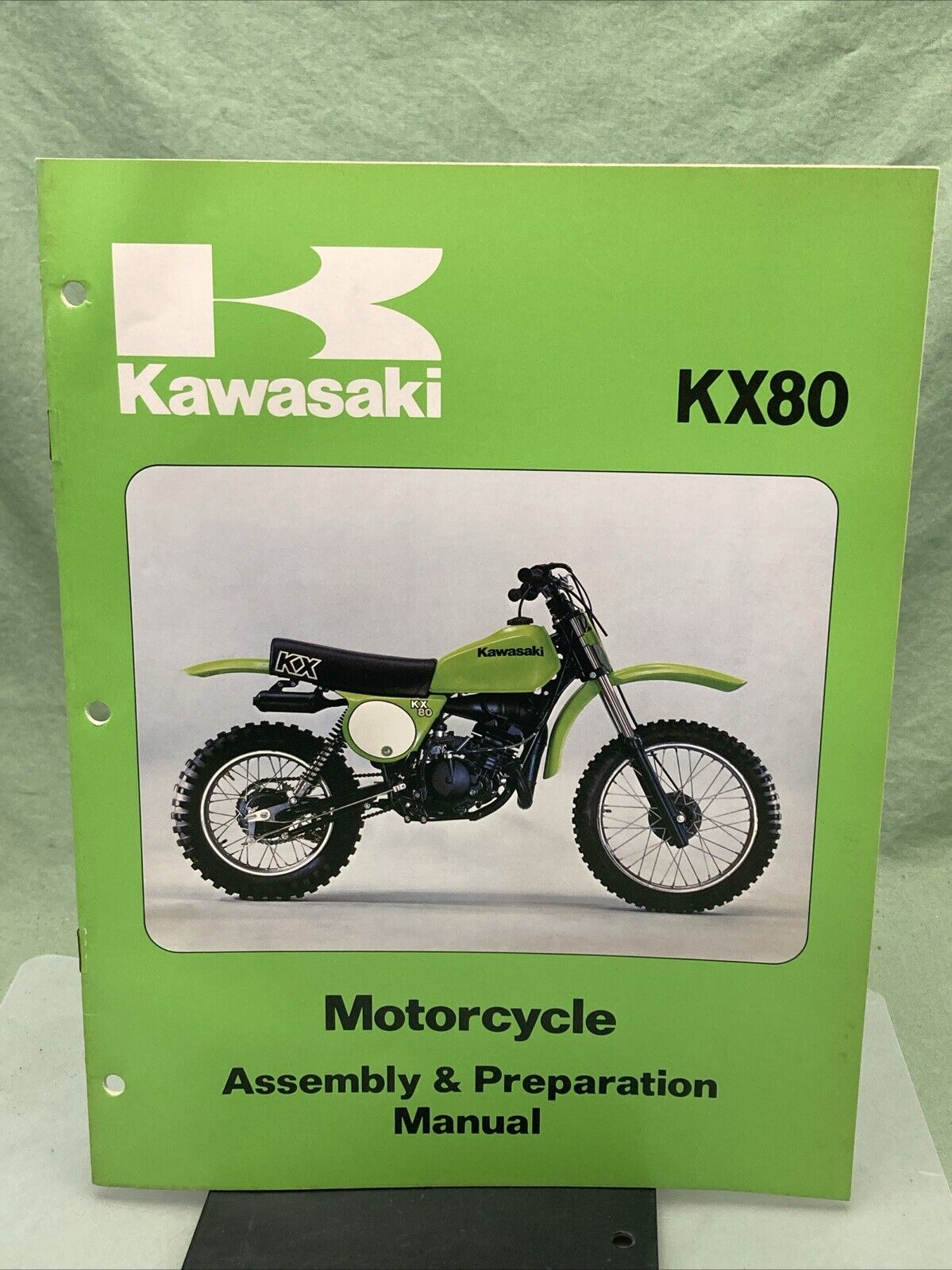 GENUINE KAWASAKI 99931-1023-01 KX80 MOTORCYCLE ASSY AND PREP MANUAL 1978