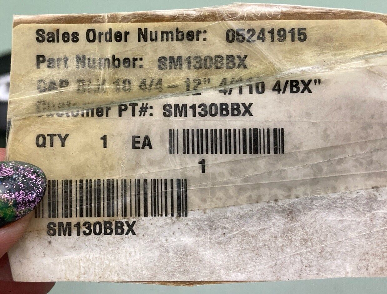 NEW ITP ITP-SM130B DELTA STEEL WHEEL CENTER CAP BLACK 4/4-12" 4/110