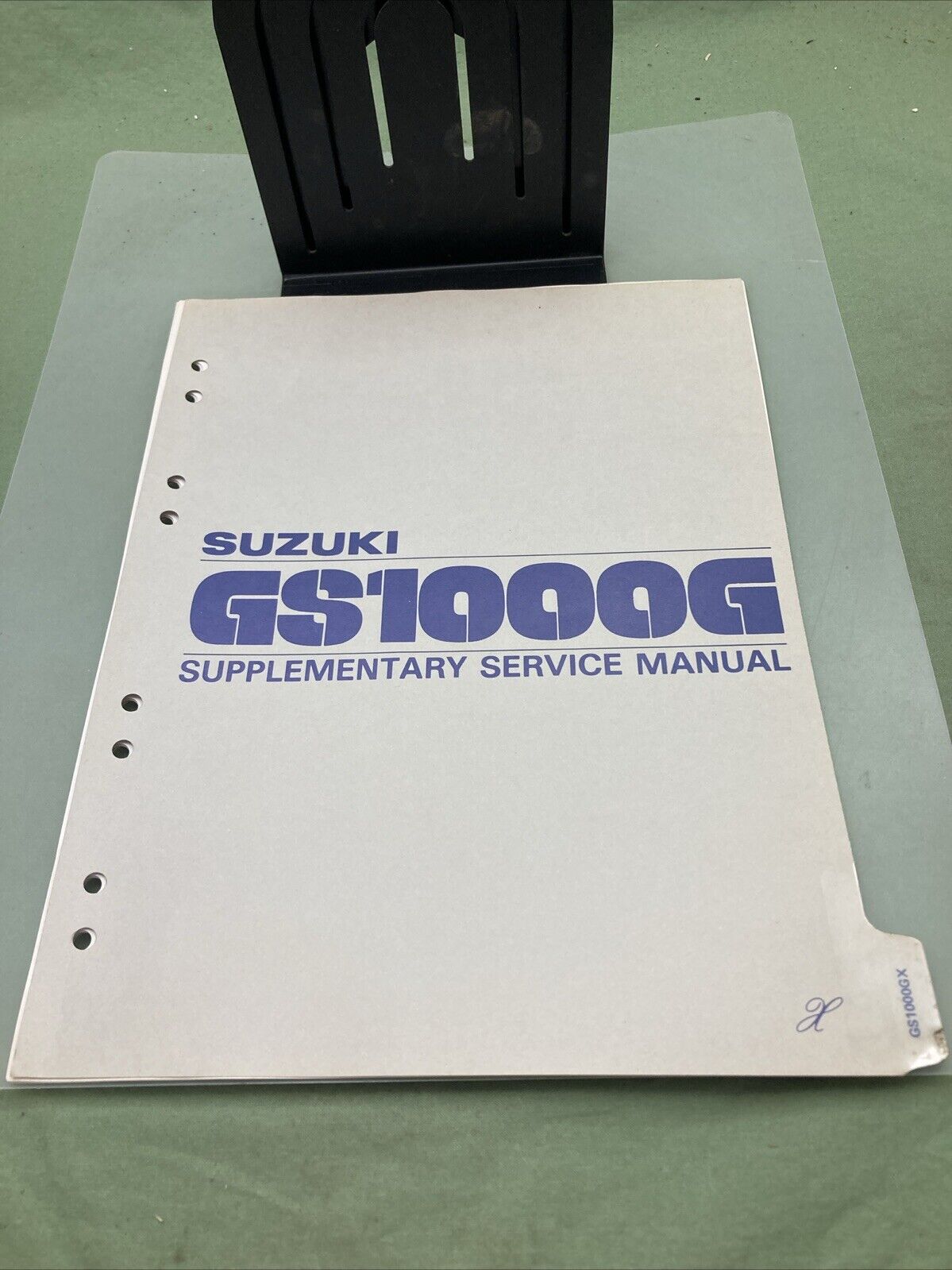 GENUINE SUZUKI GS1000G SUPPLEMENTARY SERVICE MANUAL 1980