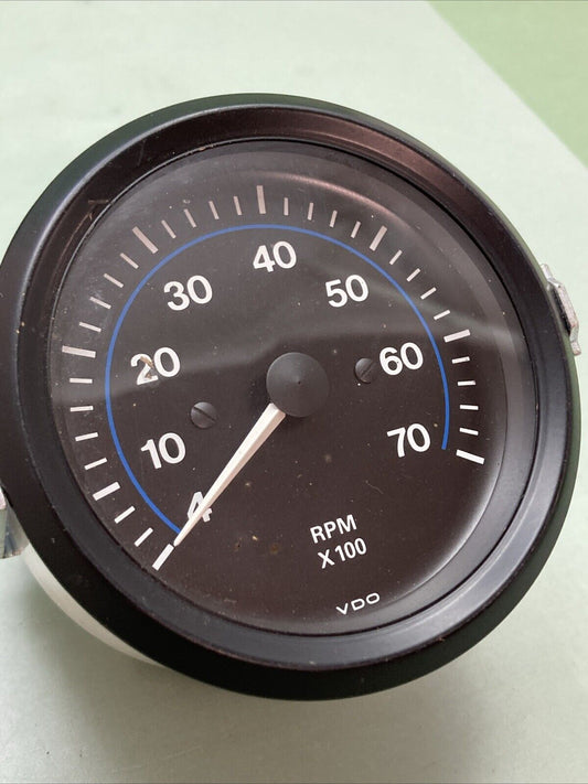 VDO 333 522B TACHOMETER GAUGE, 12V STANDARD LINE MARINE 3-3/8"  1211015186