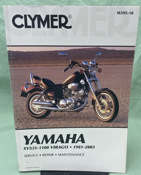 CLYMER M395-10 YAMAHA XV535-XV1100 Virago SERVICE MANUAL 1981-2003