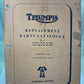 TRIUMPH REPLACEMENT PARTS CATALOGUE NO. 6