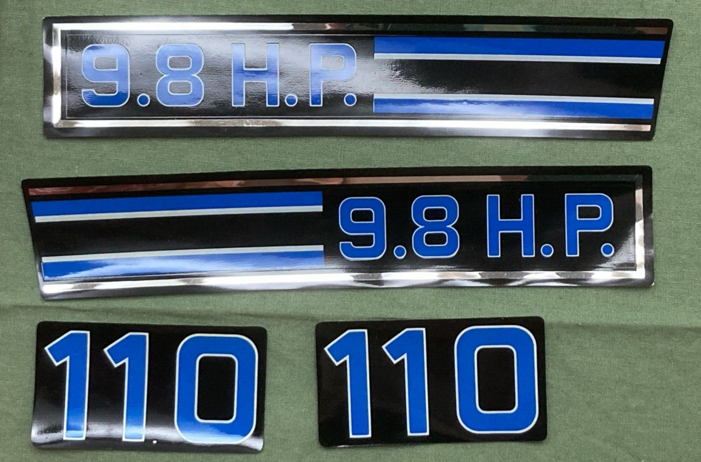 NEW GENUINE MERCURY 37-70030A75 DECAL SET FOR MERCURY 9.8 HP MARINE INCOMPLETE