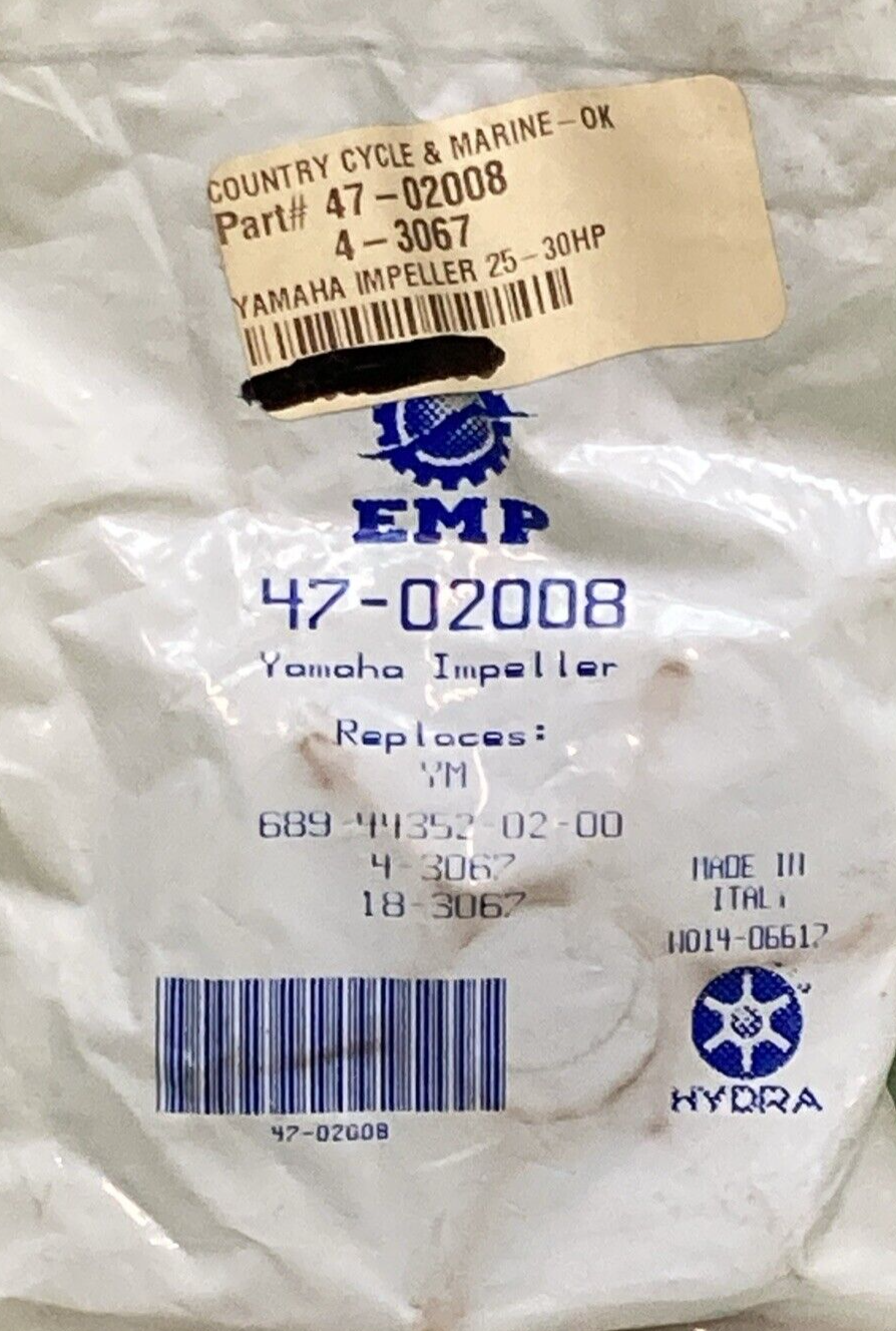 NEW GENUINE EMP 47-02008 IMPELLER FOR YAMAHA