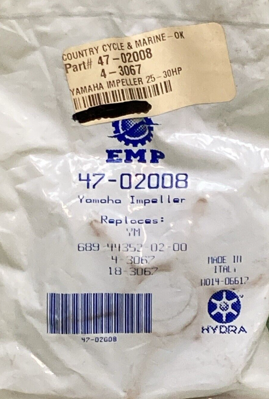 NEW GENUINE EMP 47-02008 IMPELLER FOR YAMAHA