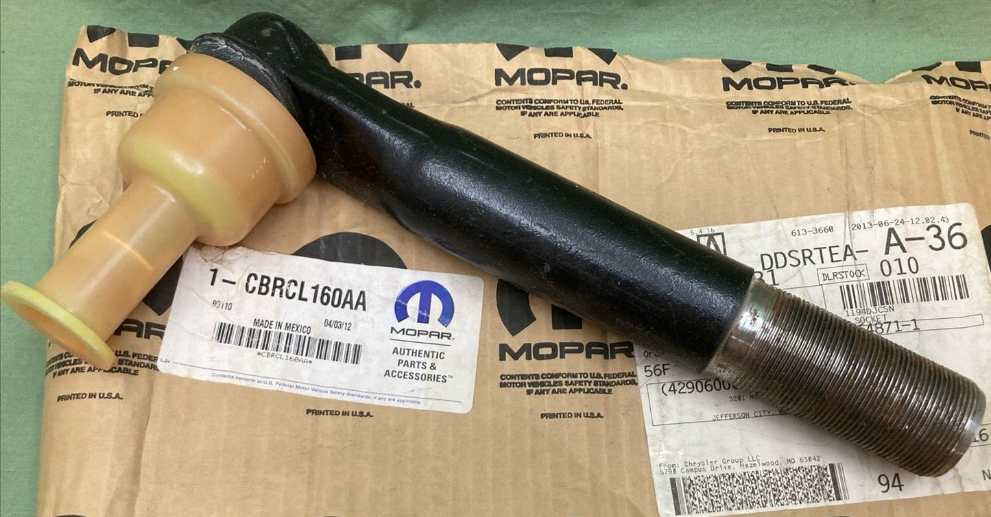 NEW GENUINE MOPAR CBRCL160AA SOCKET TIE ROD END