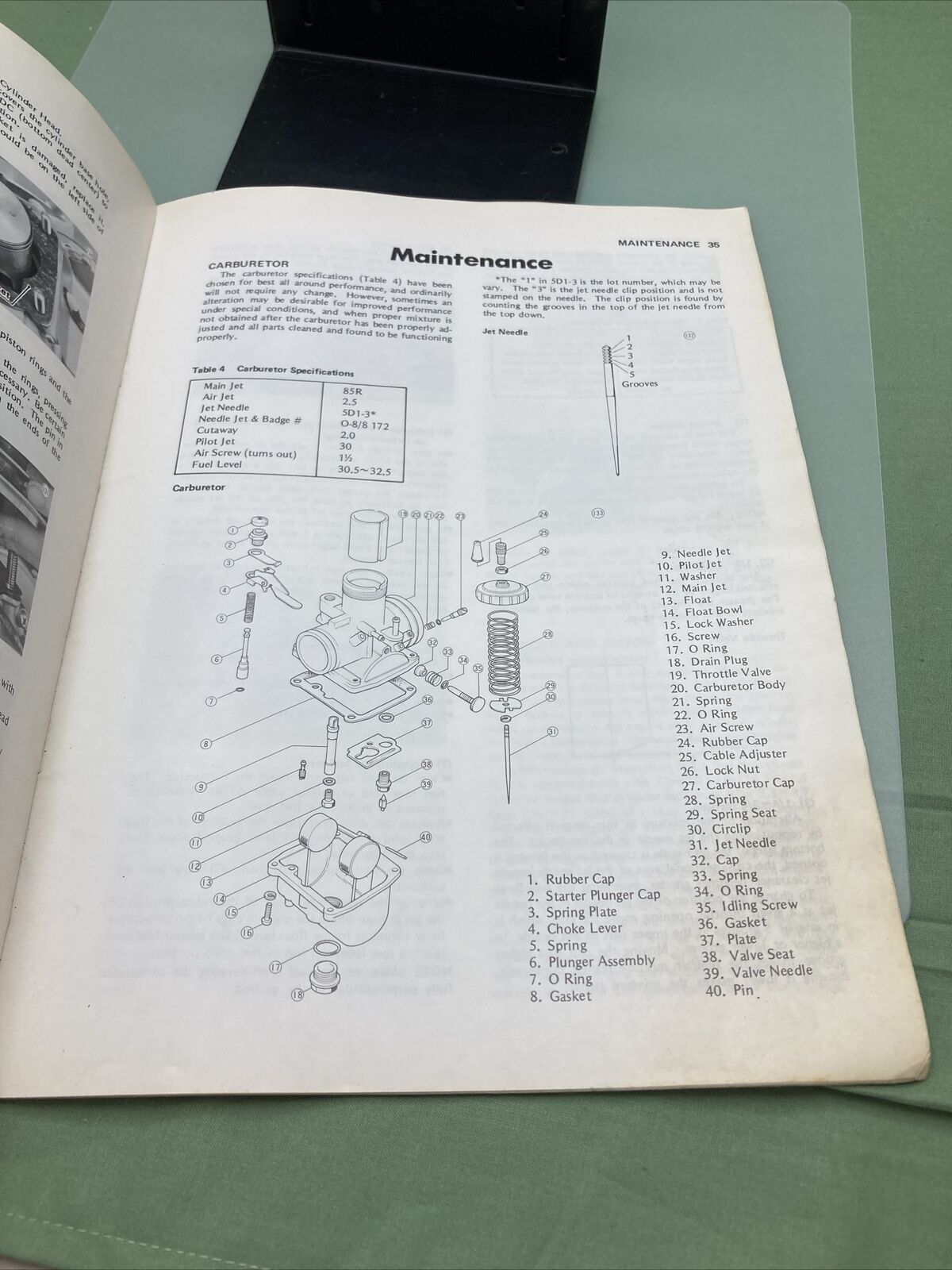 GENUINE KAWASAKI 99997-715 KT250 SHOP MANUAL