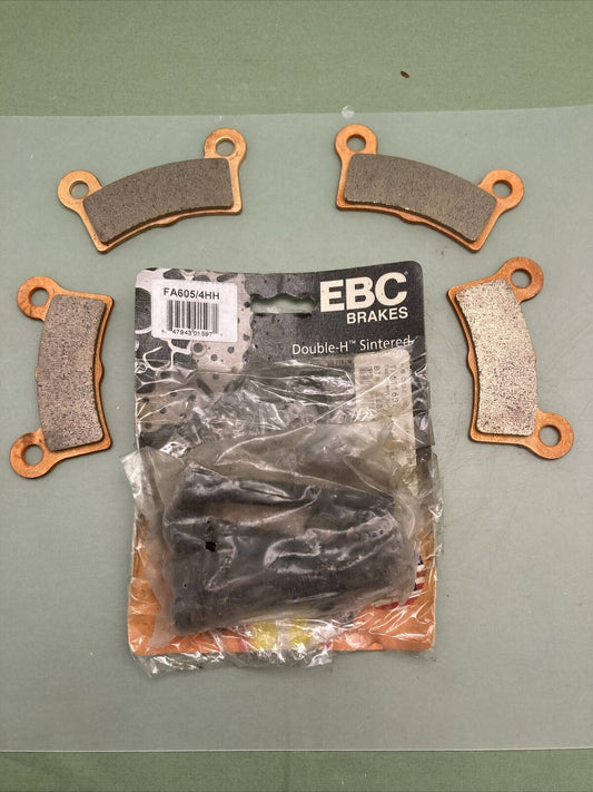 NEW GENUINE EBC FA605/4HH DOUBLE H SINTERED BRAKE PADS