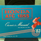 GENUINE HONDA 31958030 ATC 185S OWNER'S MANUAL '83