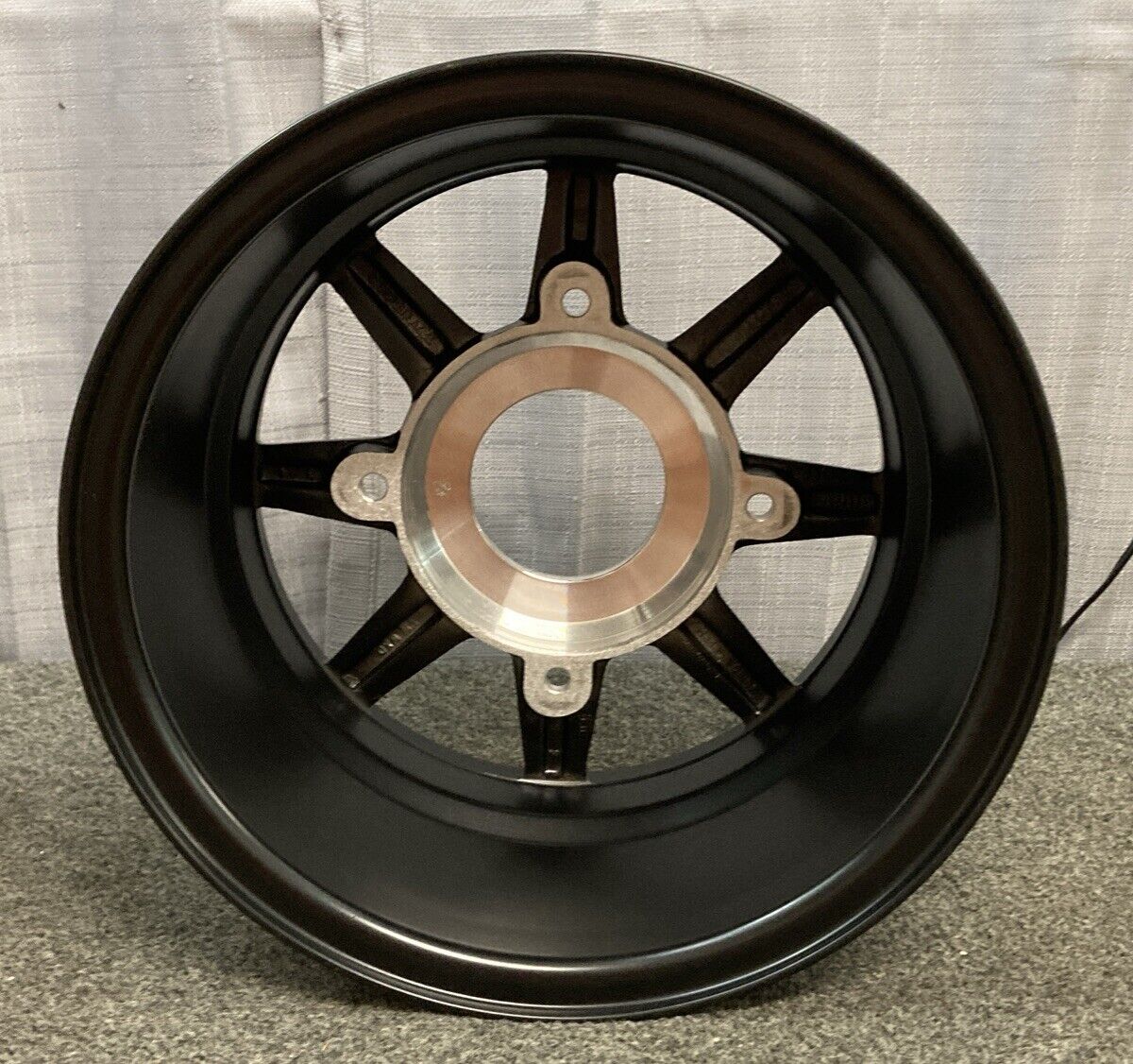 NEW GENUINE POLARIS 1521106-458 RIM FRONT 12X6 CAST 26.2 M. BLK