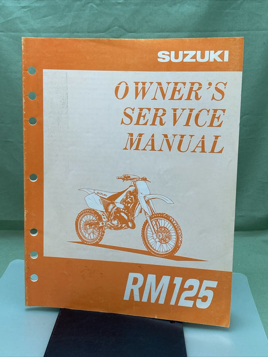 GENUINE SUZUKI 99011-36E51-03A OWNER'S SERVICE MANUAL RM-125