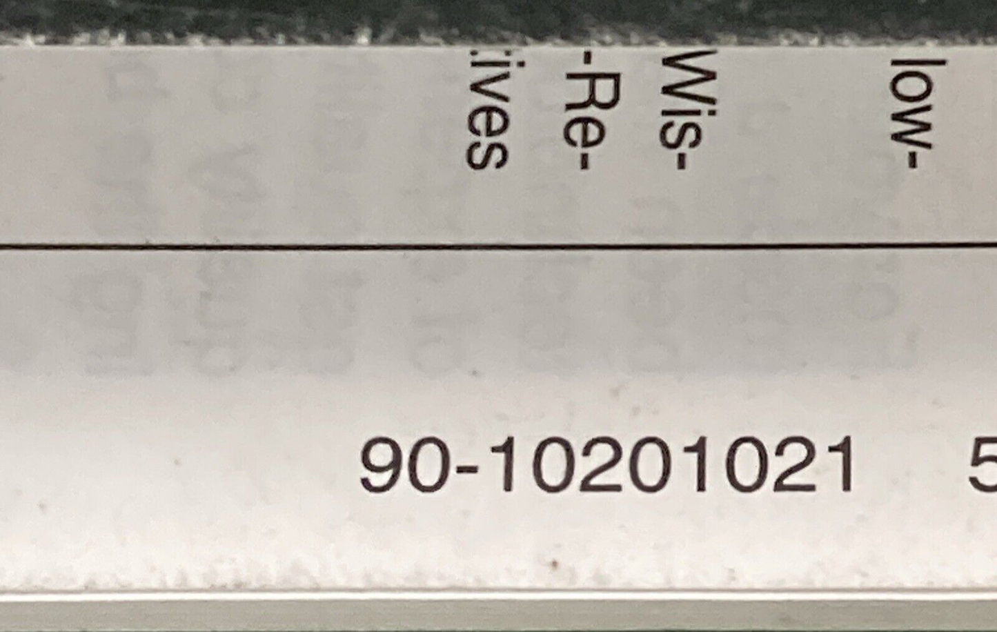 GENUINE MERCURY 90-10201021 OPERATION MAINTENANCE & WARRANTY MANUAL 2001