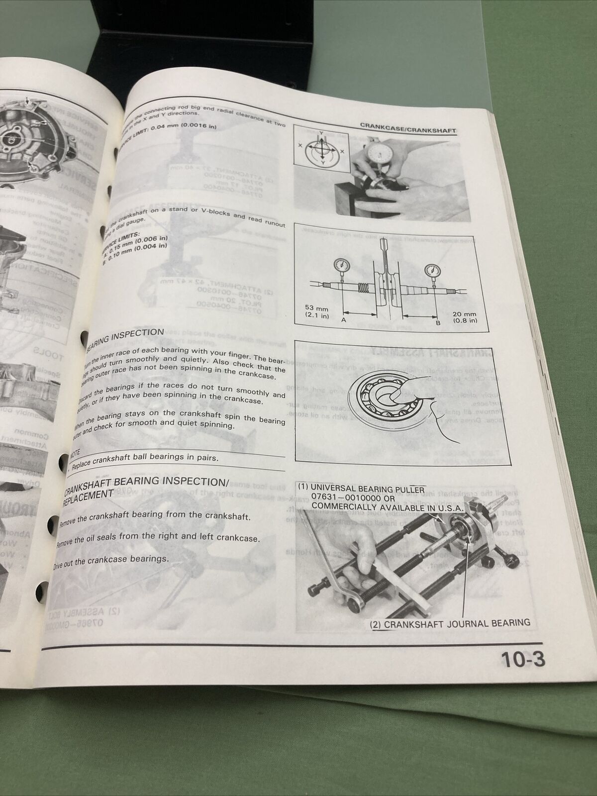 GENUINE HONDA 61GN202 NB50/AERO 50 SERVICE MANUAL '85-'87