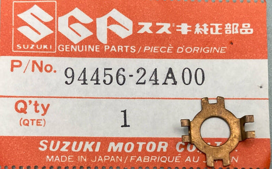 NEW GENUINE SUZUKI 94456-24A00 LOCK PLATE, FRONT COVER, OUTER COWLING