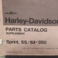 AMF HARLEY DAVIDSON 99455-74 SPRINT SS/SX-350 PARTS CATALOG SUPPLEMENT 1964-1974