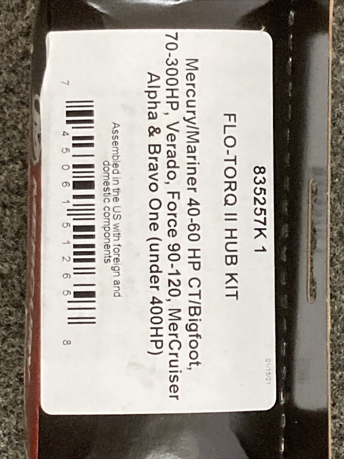 NEW GENUINE MERCURY 48-8M8026560 PROPELLER SPITFIRE 4-BLADE RH 13.8"D 11" PITCH
