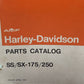 AMF HARLEY DAVIDSON 99440-78 SS/SX-175/250 PARTS CATALOG 1974-1978