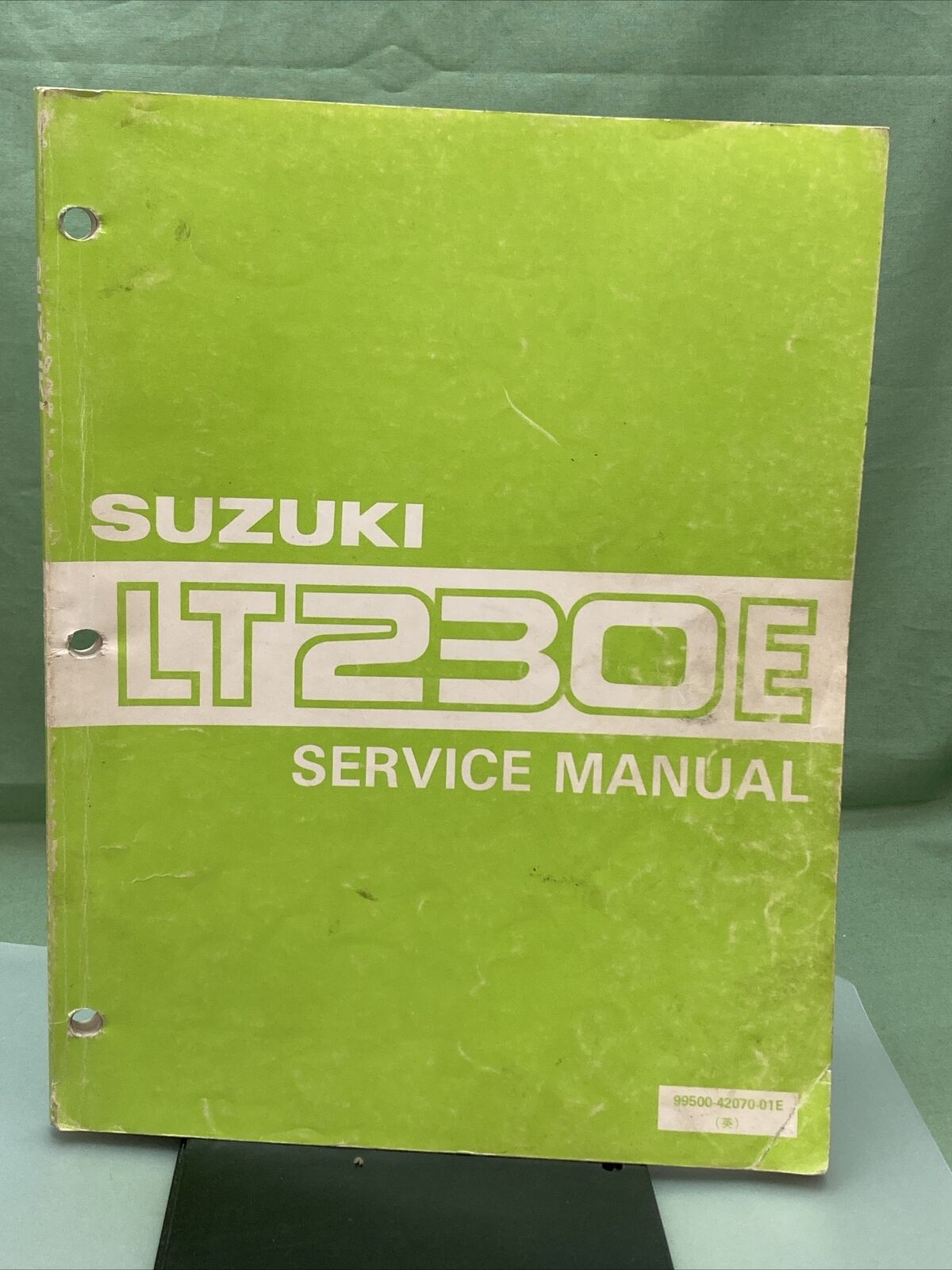 GENUINE SUZUKI 99500-42070-01E SERVICE MANUAL LT230E