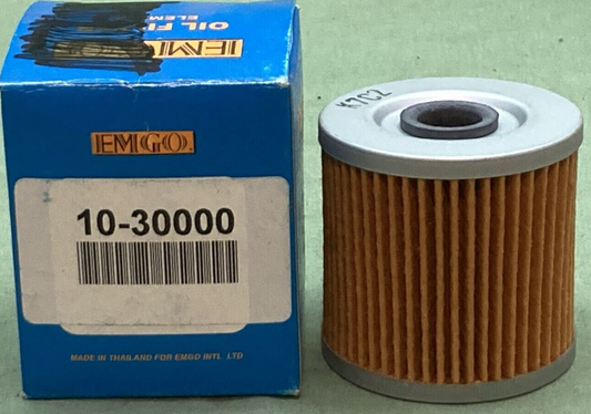 NEW GENUINE EMGO 10-30000 OIL FILTER MOTORCYCLE
