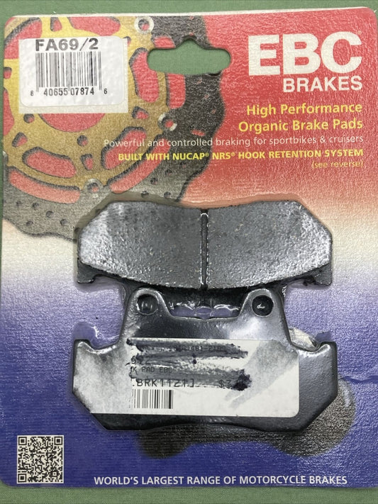 NEW GENUINE EBC FA69/2 BRAKE PADS HONDA