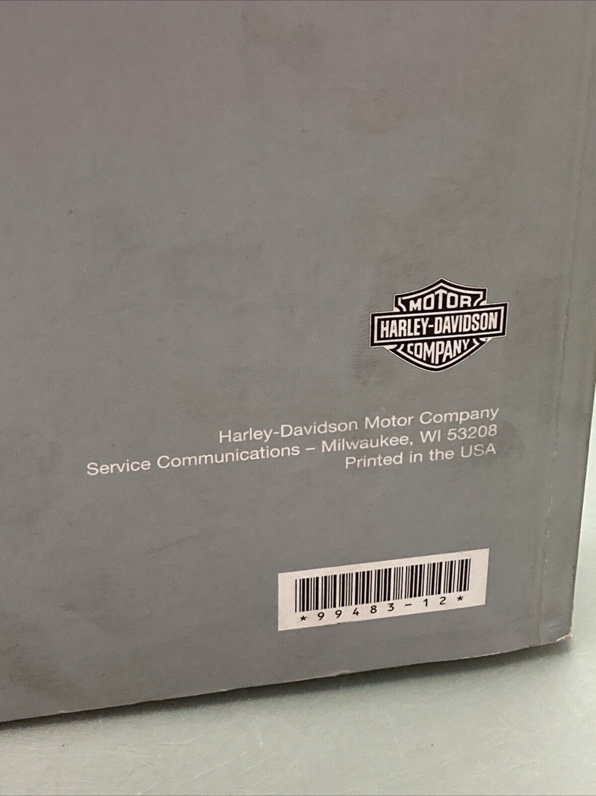 HARLEY DAVIDSON 99483-12 TOURING MODELS 2012 SERVICE MANUAL